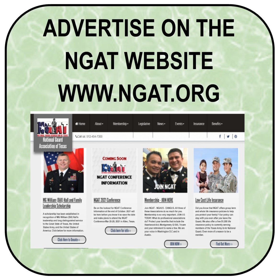 NGAT Website & App Advertising